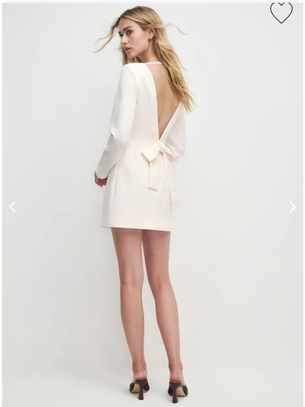 Favorite Daughter Meet Cute Long Sleeve Mini Dress